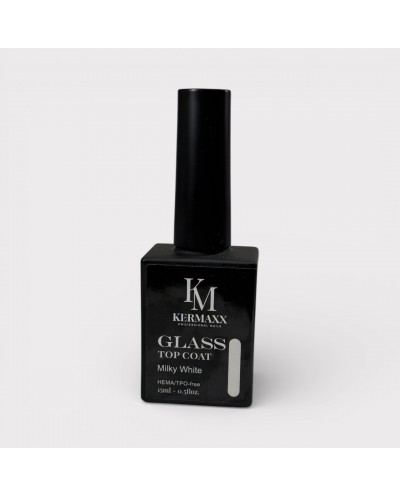 Glass top coat milky White